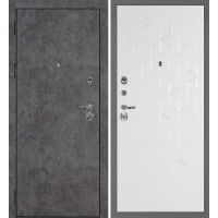 Дверь PROTECTOR Тетра-126 Бетон темный / PR-126 Белый