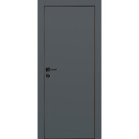 Дверь Profilo Porte PX-1 черная кромка Графит матовый