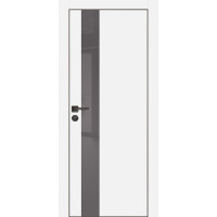 Дверь Profilo Porte PX-10 черная кромка Белый матовый