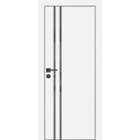 Дверь Profilo Porte PX-11 черная кромка Белый матовый Дверь Profilo Porte PX-11 черная кромка Белый матовый