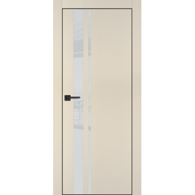 Дверь Profilo Porte PX-16 черная кромка Бежевый матовый