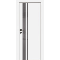 Дверь Profilo Porte PX-16 черная кромка Белый матовый