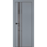 Дверь Profilo Porte PX-16 черная кромка Серый матовый