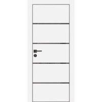 Дверь Profilo Porte PX-17 черная кромка Белый матовый Дверь Profilo Porte PX-17 черная кромка Белый матовый