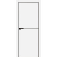 Дверь Profilo Porte PX-19 черная кромка Белый матовый