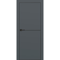 Дверь Profilo Porte PX-19 черная кромка Графит матовый