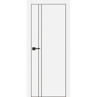 Дверь Profilo Porte PX-20 черная кромка Белый матовый