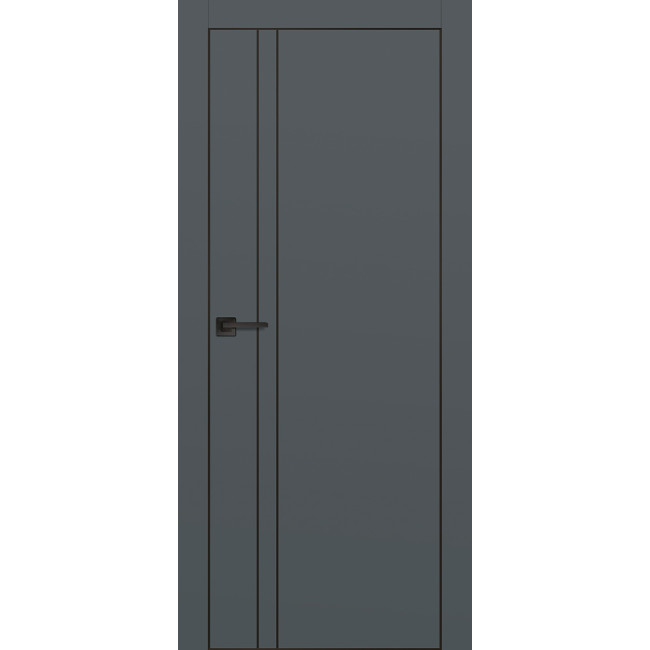 Дверь Profilo Porte PX-20 черная кромка Графит матовый