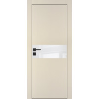 Дверь Profilo Porte PX-3 черная кромка Бежевый матовый