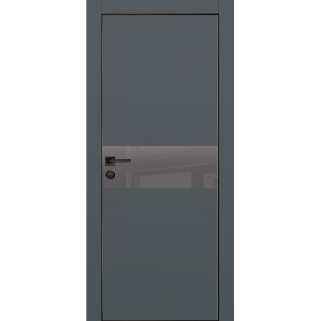 Дверь Profilo Porte PX-3 черная кромка Графит матовый