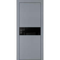 Дверь Profilo Porte PX-3 черная кромка Серый матовый Дверь Profilo Porte PX-3 черная кромка Серый матовый