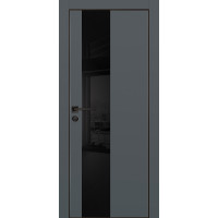 Дверь Profilo Porte PX-6 черная кромка Графит матовый