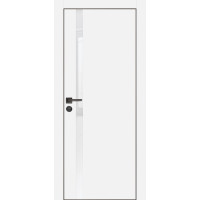 Дверь Profilo Porte PX-8 черная кромка Белый матовый