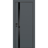 Дверь Profilo Porte PX-8 черная кромка Графит матовый