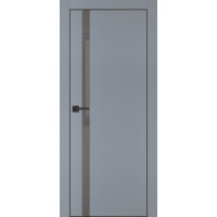 Дверь Profilo Porte PX-8 черная кромка Серый матовый