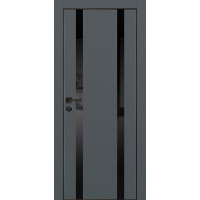 Дверь Profilo Porte PX-9 черная кромка Графит матовый