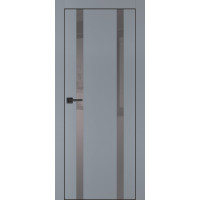 Дверь Profilo Porte PX-9 черная кромка Серый матовый