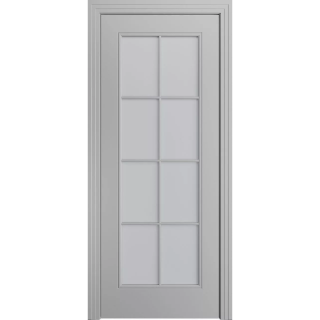 Межкомнатная дверь BP-DOORS Версаль-Ф Loft (8) ДО Светло серая