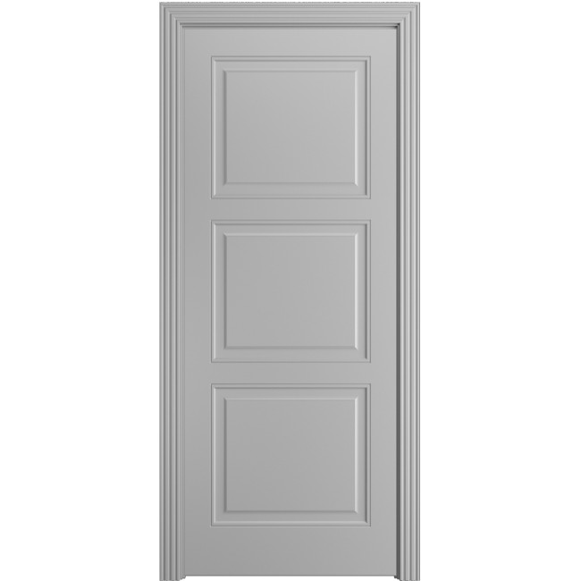 Межкомнатная дверь BP-DOORS Бьянка-8 ФР ДГ Светло серая