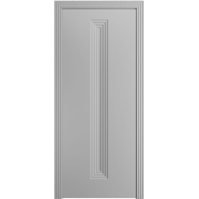 Межкомнатная дверь BP-DOORS Каролина-4 ДГ Светло серая