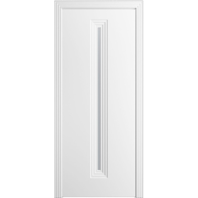 Межкомнатная дверь BP-DOORS Каролина-4 ДО Белоснежный