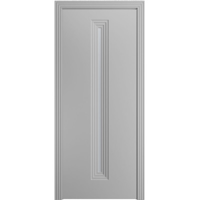 Межкомнатная дверь BP-DOORS Каролина-4 ДО Светло серая