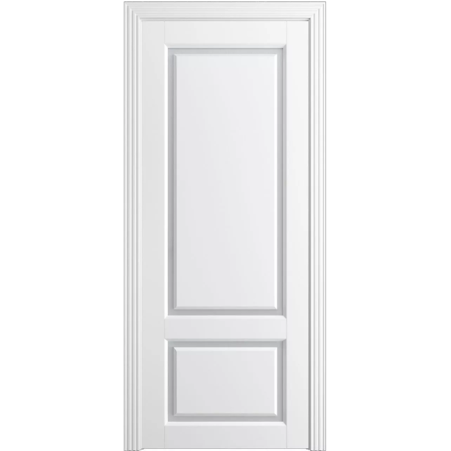 Межкомнатная дверь BP-DOORS Мадрид-2 ДО Белоснежный