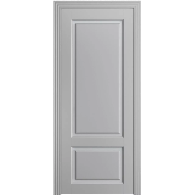 Межкомнатная дверь BP-DOORS Мадрид-2 ДО Светло серая