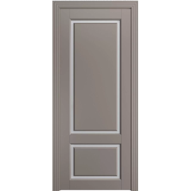 Межкомнатная дверь BP-DOORS Мадрид-2 ДО Темно-серый