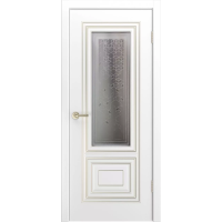 Межкомнатная дверь BP-DOORS Фави В1 ДО Белый с патиной Межкомнатная дверь BP-DOORS Фави В1 ДО Белый с патиной
