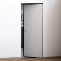 Дверь PROFILO PORTE PX-0 REVERSE Invisible кромка AL мат. с 4-х сторон белый грунт.