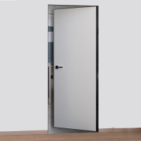Дверь PROFILO PORTE PX-0 REVERSE Invisible кромка черная. с 4-х сторон белый грунт