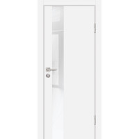 Дверь Profilo Porte P-10 Белый со стеклом Белоснежный лакобель Дверь Profilo Porte P-10 Белый со стеклом Белоснежный лакобель