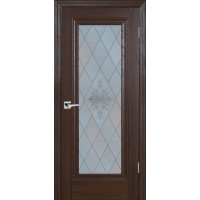Дверь Profilo Porte PSB-25 Дуб Оксфорд Темный со стеклом Сатинат Дверь Profilo Porte PSB-25 Дуб Оксфорд Темный со стеклом Сатинат