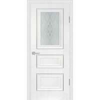 Дверь Profilo Porte PSB-29 Пломбир со стеклом Сатинат