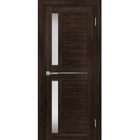 Дверь Profilo Porte PSL-19 сан-ремо Шоколад со стеклом Белый сатинат