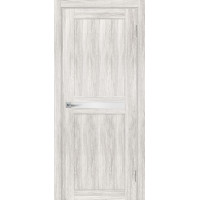 Дверь Profilo Porte PSL-3 сан-ремо Крем со стеклом Белый сатинат