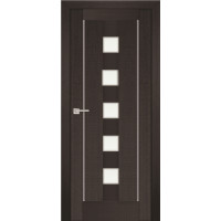 Дверь Profilo Porte PS-34 Венге Мелинга со стеклом Белый сатинат