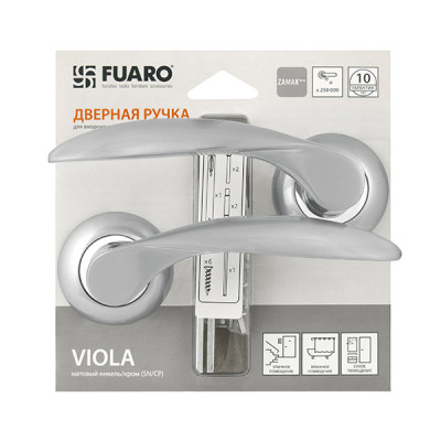 Ручка раздельная R.RM54.VIOLA (VIOLA RM) SC/CP-16 матовый хром/хром Ручка раздельная R.RM54.VIOLA (VIOLA RM) SC/CP-16 матовый хром/хром